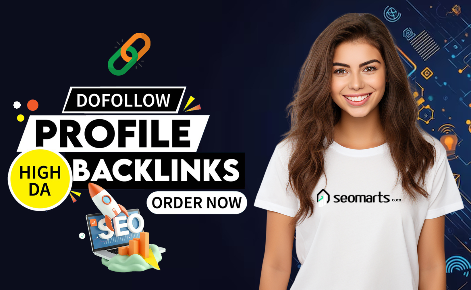 Buy 50 High Authority Dofollow SEO Profile Backlinks